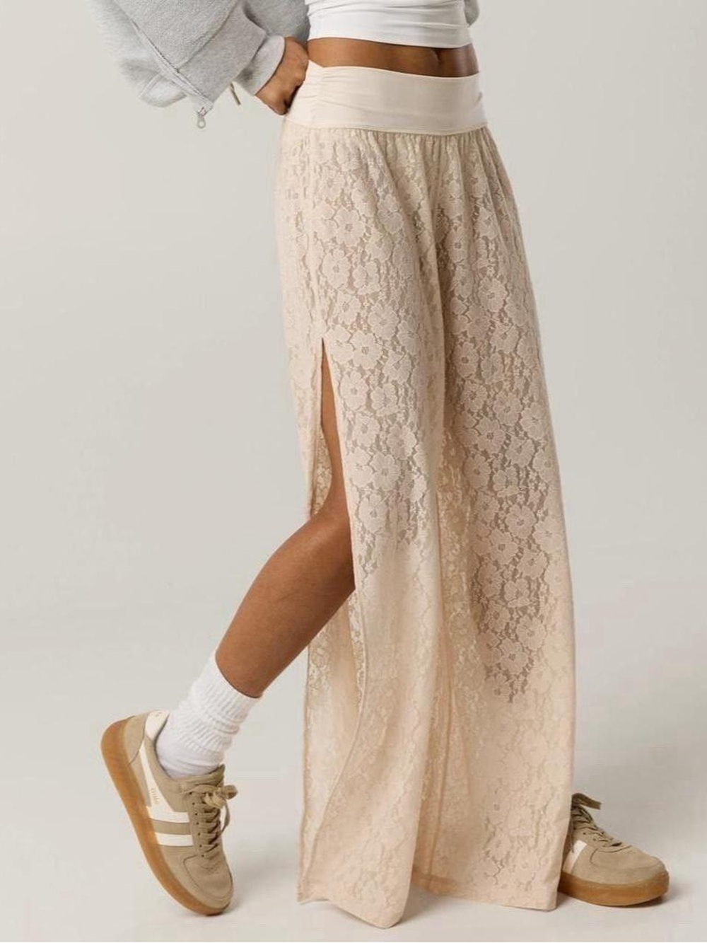 Offline NWT Go W The Flow Wide-Leg Split Pants - Picture 6 of 6